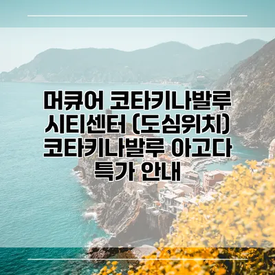 머큐어 코타키나발루 시티센터 (도심위치) 코타키나발루 아고다 특가 안내