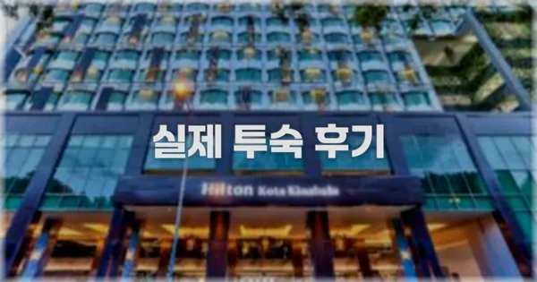 💬 실제 투숙 후기