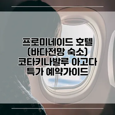 프로미네이드 호텔 (바다전망 숙소) 코타키나발루 아고다 특가 예약가이드