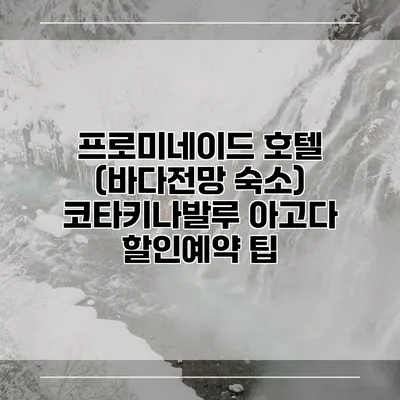 프로미네이드 호텔 (바다전망 숙소) 코타키나발루 아고다 할인예약 팁