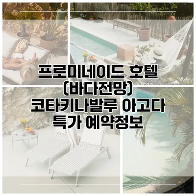 프로미네이드 호텔 (바다전망) 코타키나발루 아고다 특가 예약정보