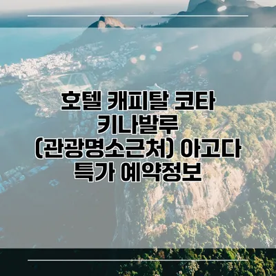 호텔 캐피탈 코타 키나발루 (관광명소근처) 아고다 특가 예약정보